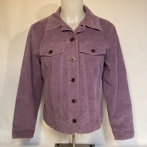 Vintage L.L. Bean Women’s Lavender Cotton Jacket size small petite